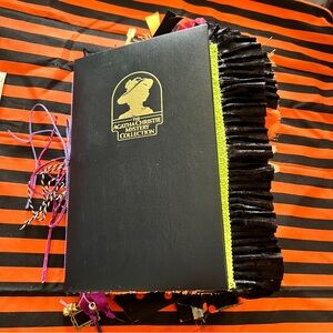 Agatha Christie Mystery Collection Black and Gold Handmade Halloween Journal
